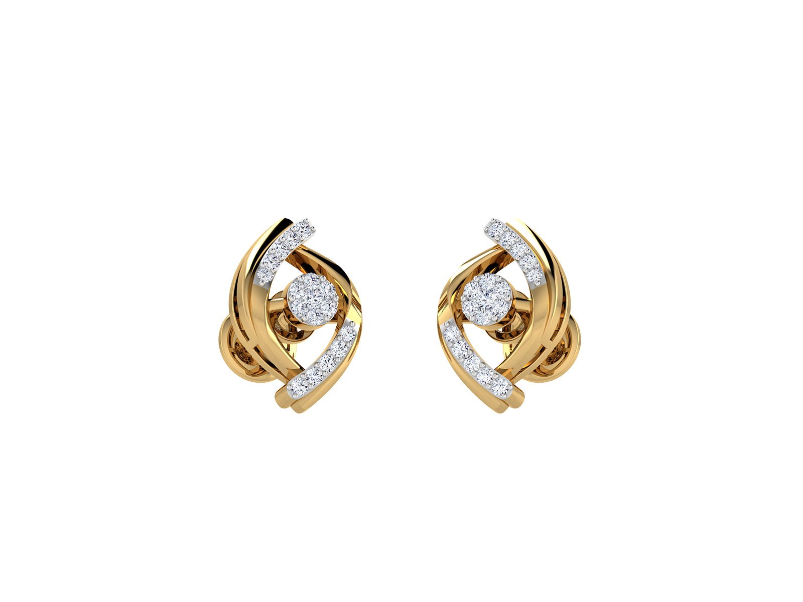 BLAINE DIAMOND EARRING - zivar.in