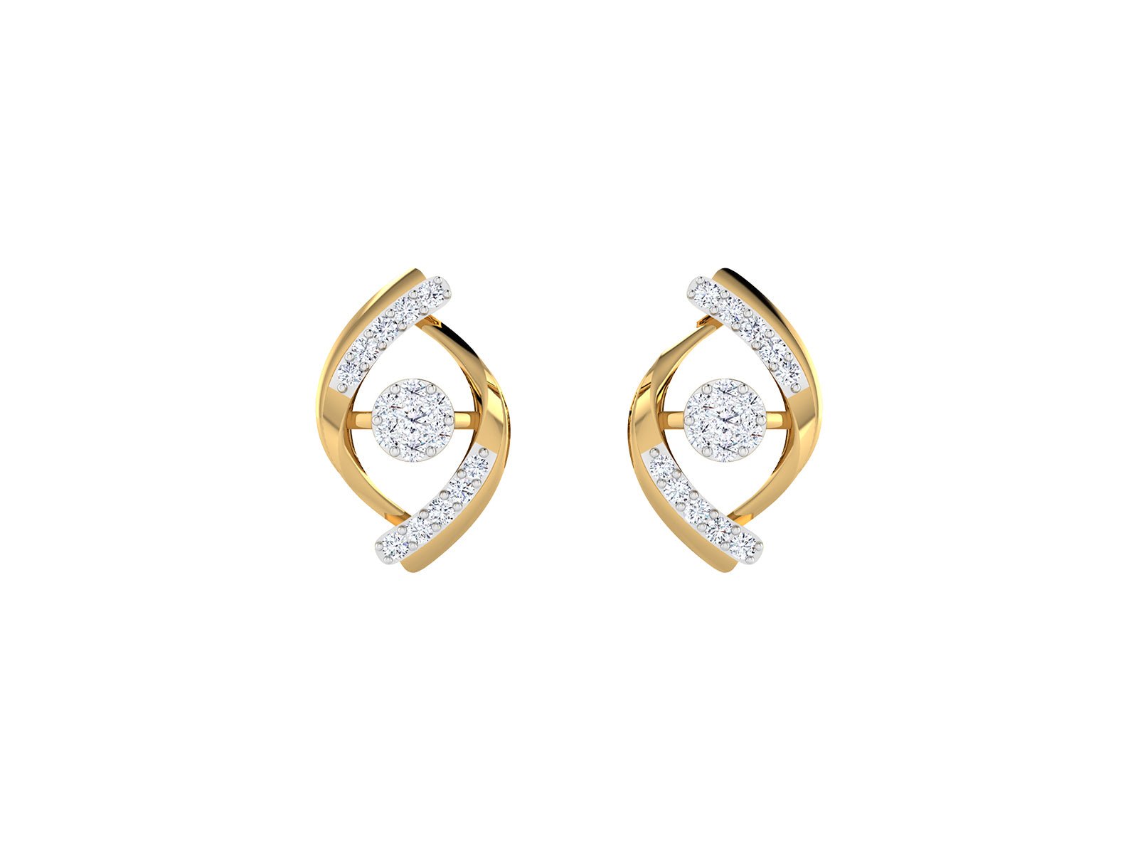 BLAINE DIAMOND EARRING - zivar.in
