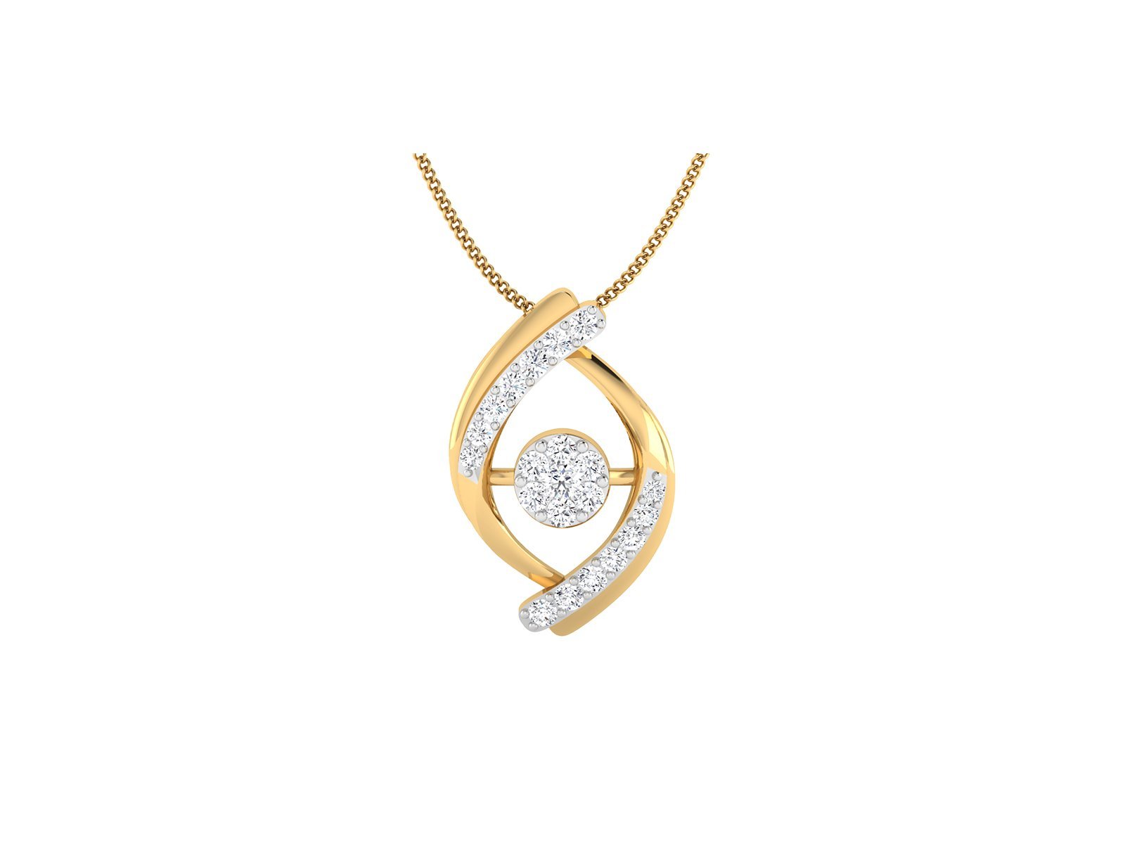 BLAINE DIAMOND PENDANT - zivar.co