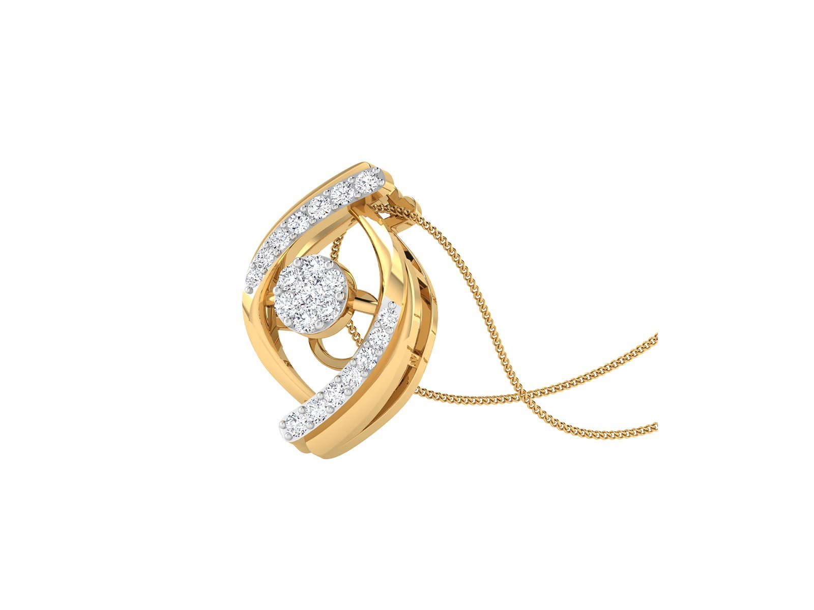 BLAINE DIAMOND PENDANT - zivar.co