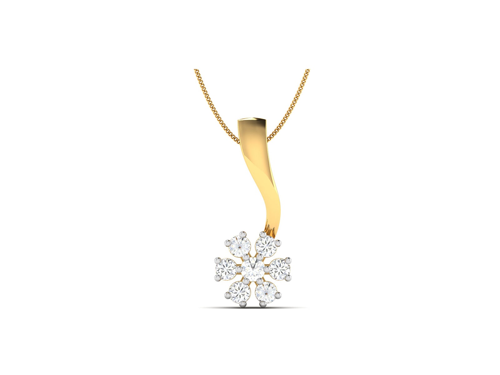 BREENELLE DIAMOND PENDANT - zivar.in