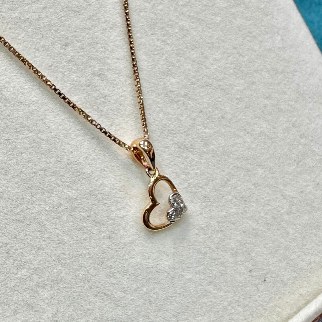Claire's sales diamond necklace