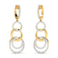 DAZZLING CIRCLES DIAMOND EARRING - zivar.co