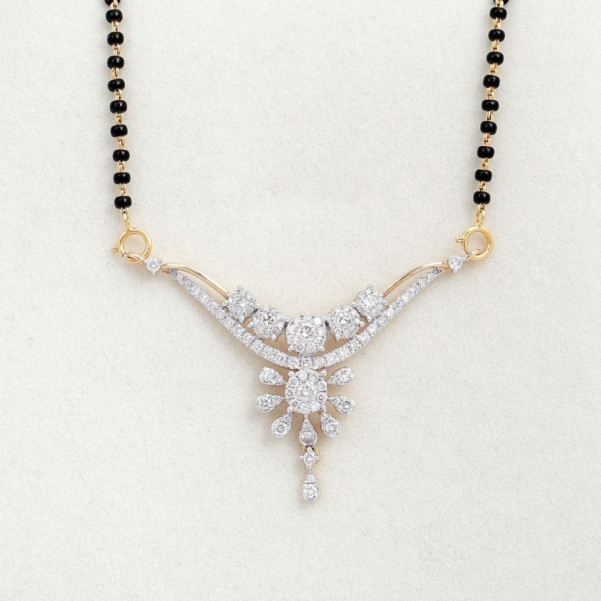 DHRITI DIAMOND MANGALSUTRA - zivar.co