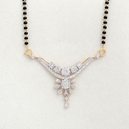 DHRITI DIAMOND MANGALSUTRA - zivar.co