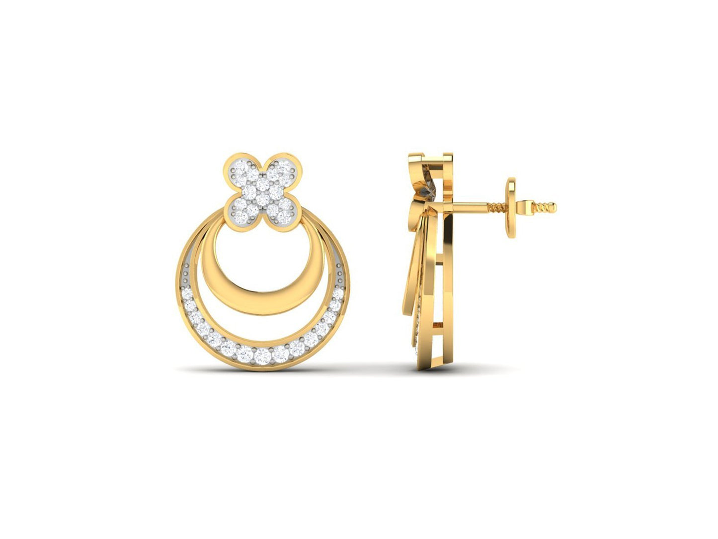 DIANA DIAMOND EARRING - zivar.co