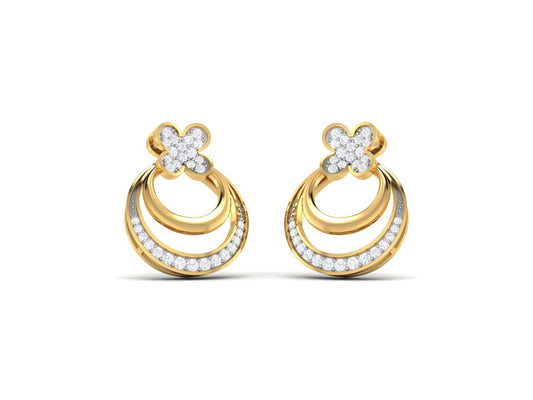DIANA DIAMOND EARRING - zivar.co
