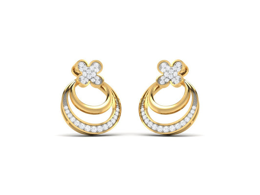 DIANA DIAMOND EARRING - zivar.co