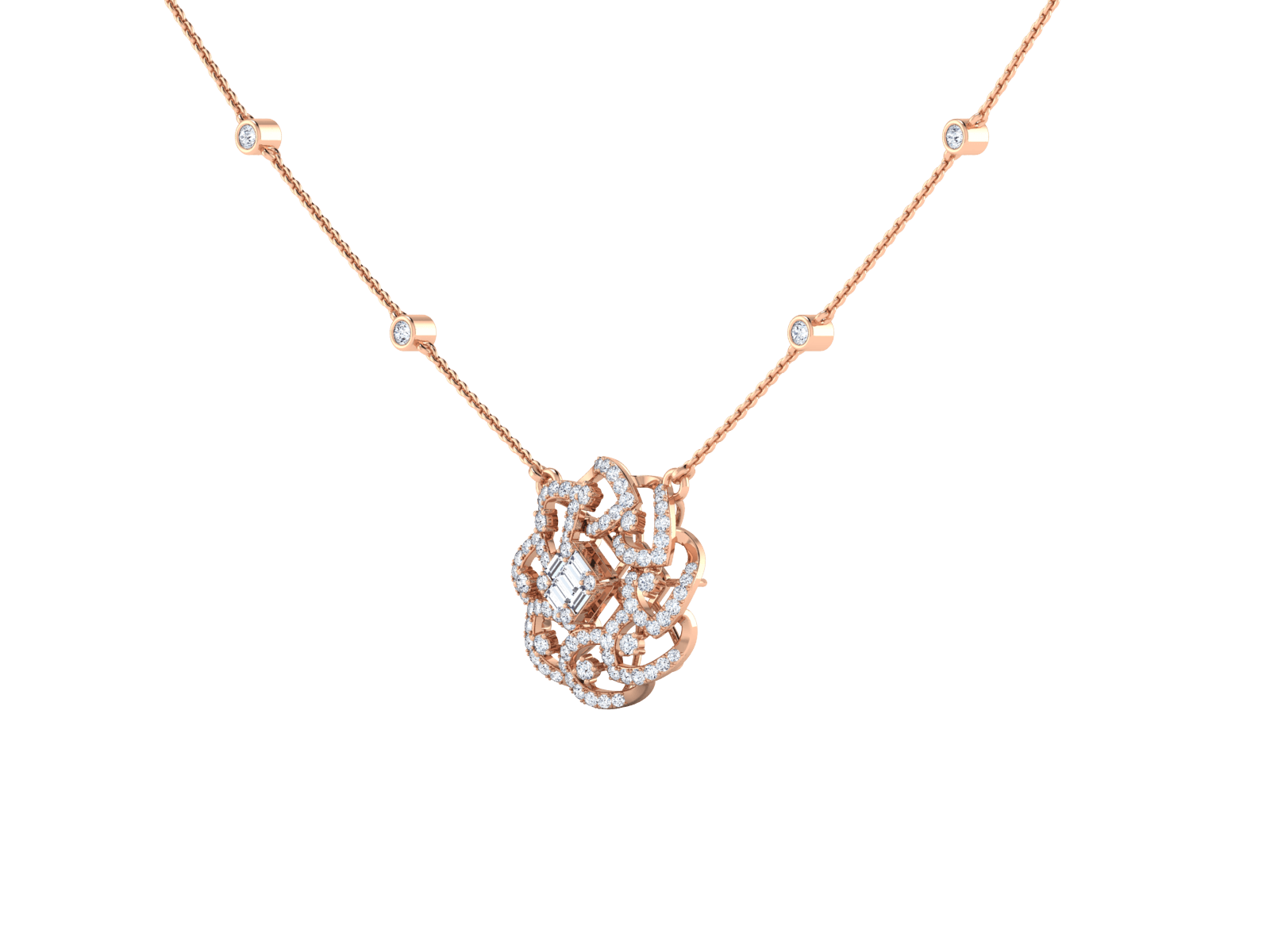 Diana Diamond Pendant - zivar.in