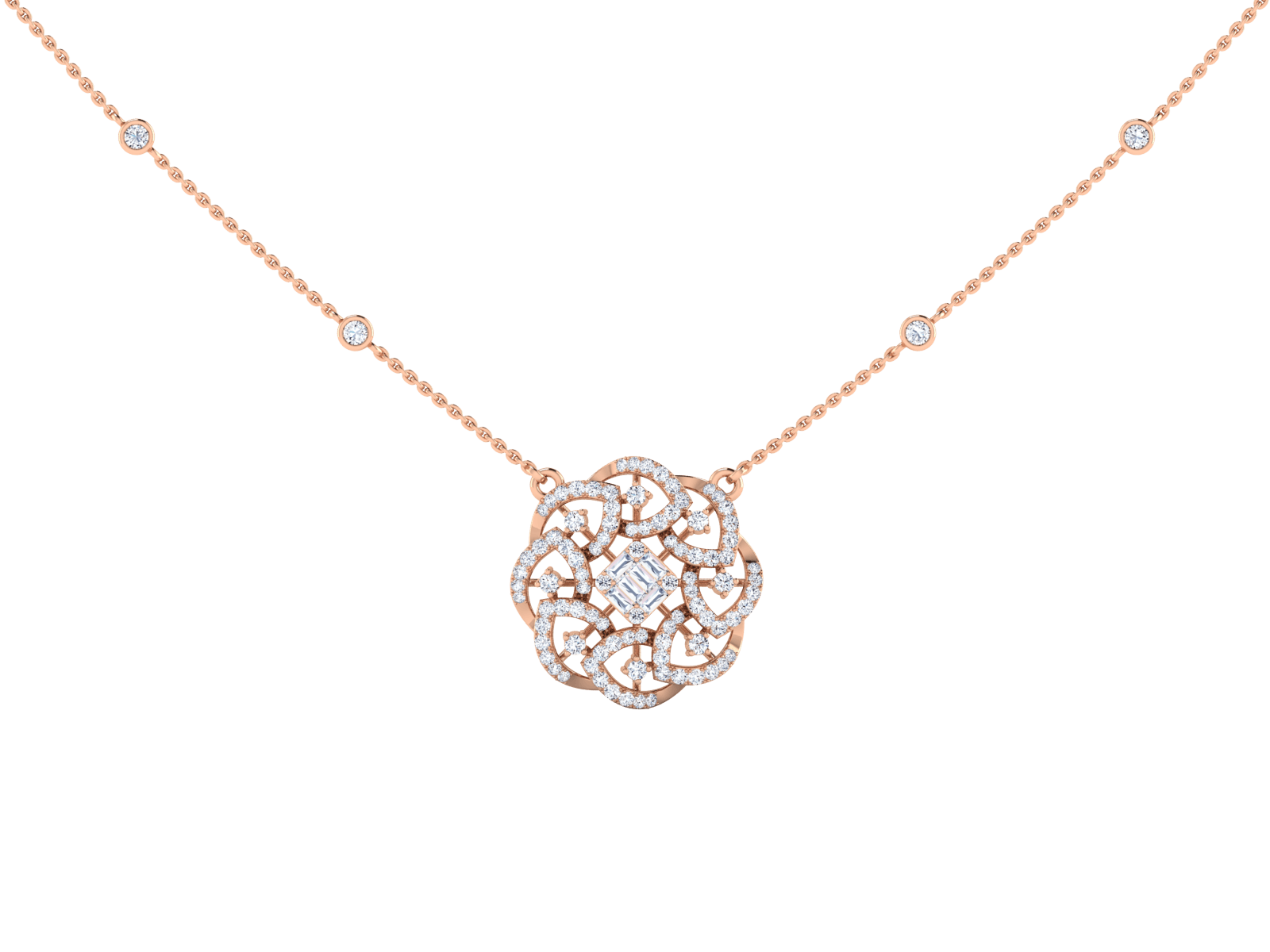 Diana Diamond Pendant - zivar.in