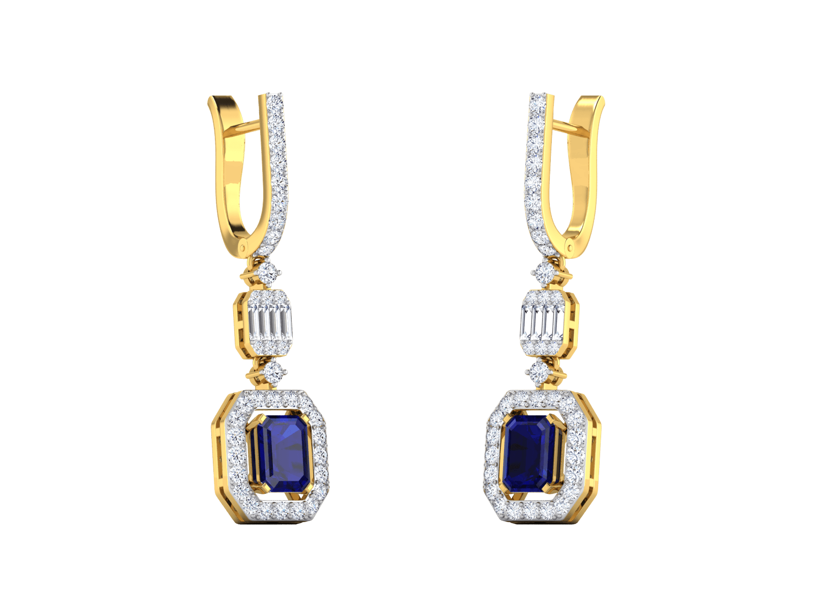 Droppy Errie Diamond Earring - zivar.in