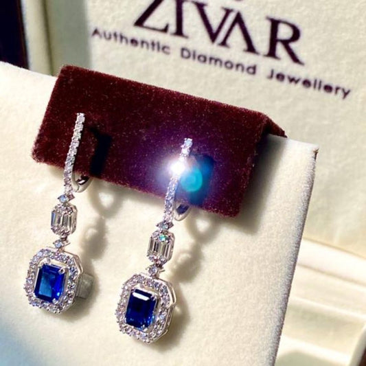 Droppy Errie Diamond Earring - zivar.in