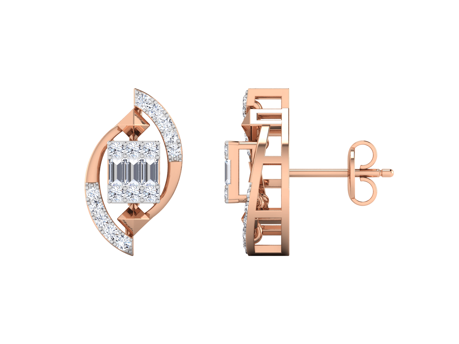 Emma Diamond Earrings - zivar.in