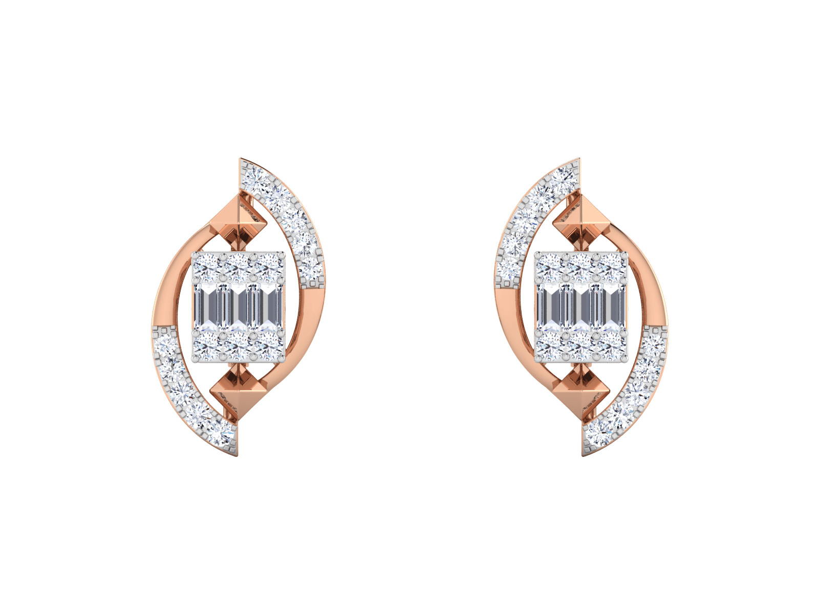 Emma Diamond Earrings - zivar.in