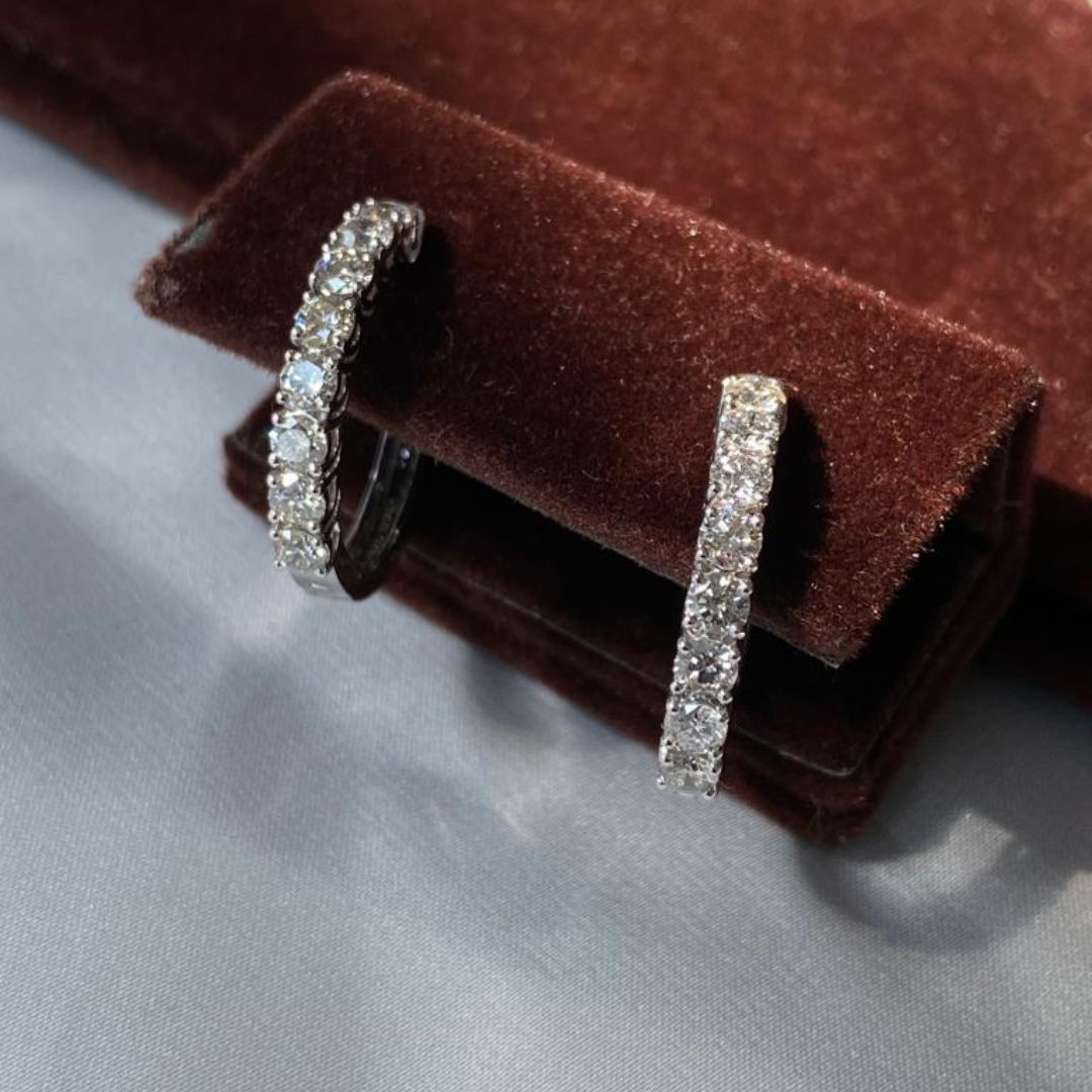 FATIMA DIAMOND EARRING - zivar.in