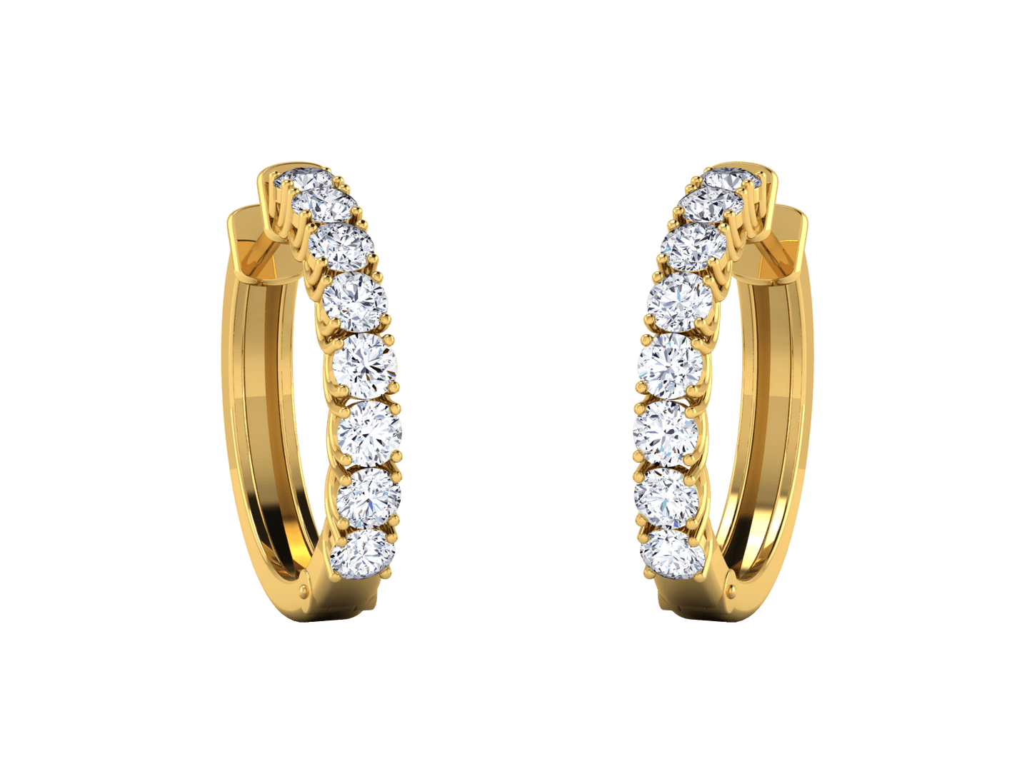 FATIMA DIAMOND EARRING - zivar.in