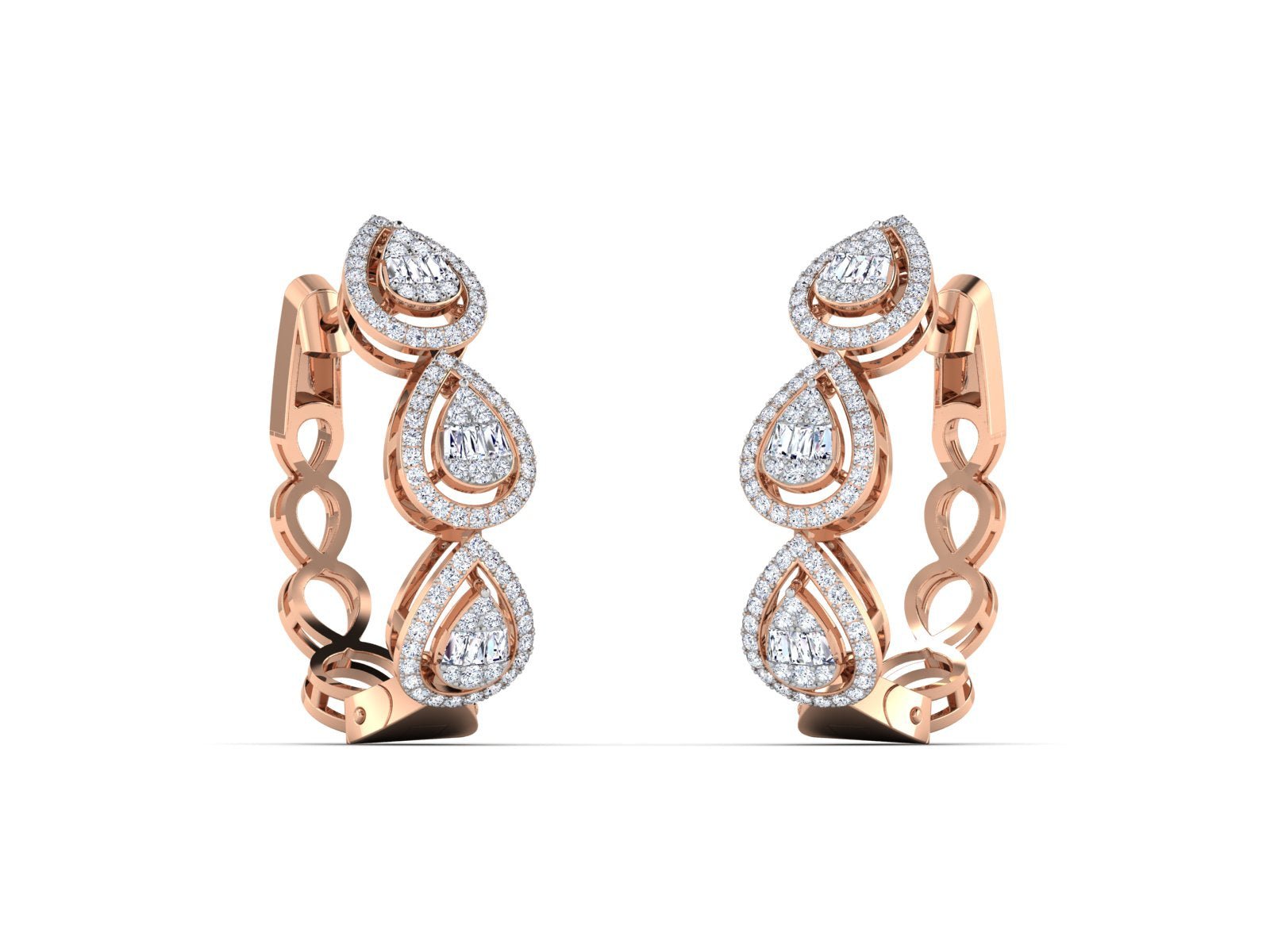 Fiore Diamond Earrings - zivar.in