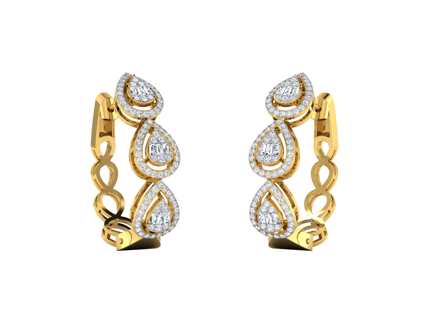 Fiore Diamond Earrings - zivar.in