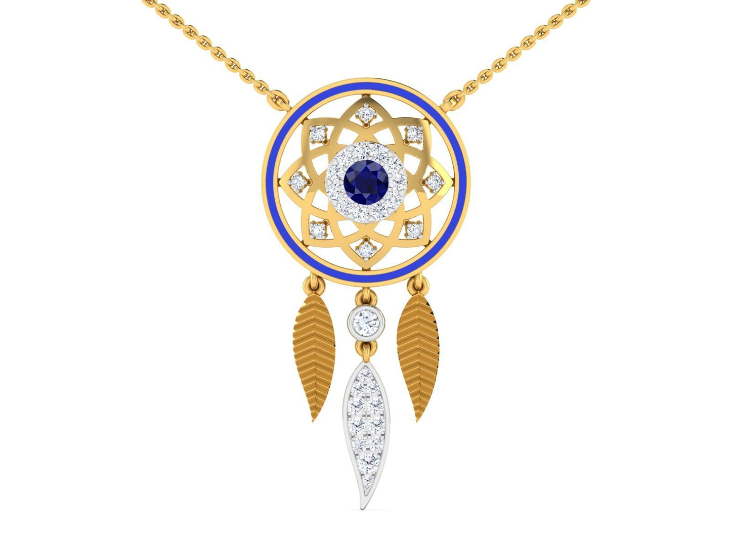Flavia Diamond Necklace - zivar.co