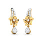 FLORAL ELEGANCE DIAMOND EARRING - zivar.co