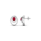FUCHSIAN BEAUTY DIAMOND EARRING - zivar.in