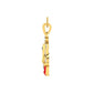 gaurisuta diamond pendant in 18K yellow gold with certified natural diamonds - zivar.in