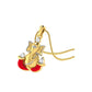 gaurisuta diamond pendant in 18K yellow gold with certified natural diamonds - zivar.in