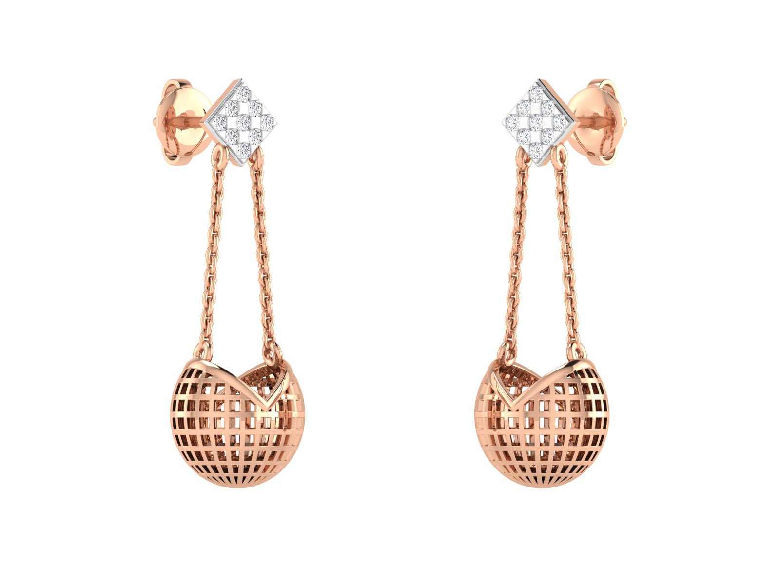 HANNA DIAMOND EARRING - zivar.in