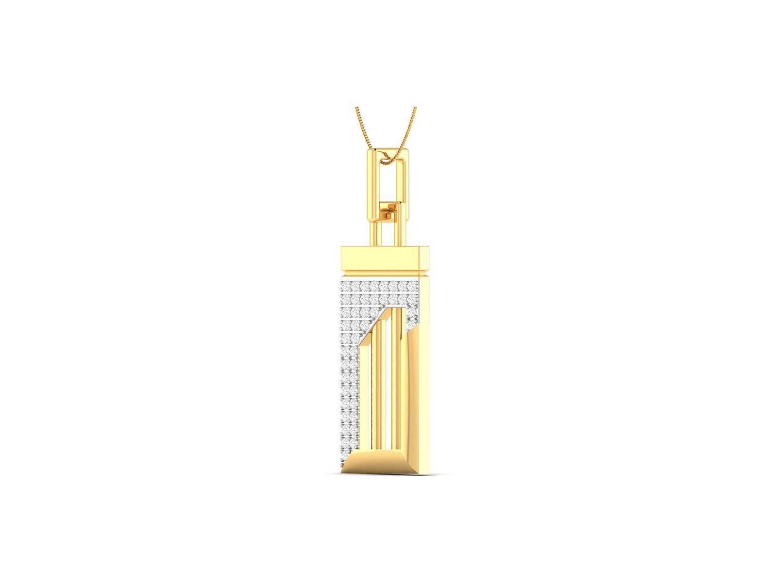 HORIZON DIAMOND PENDANT - zivar.co