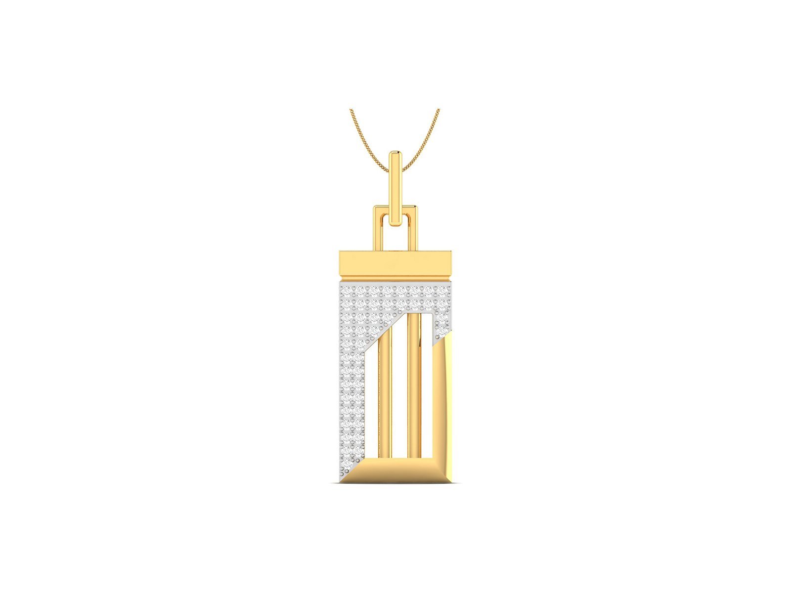 HORIZON DIAMOND PENDANT - zivar.co