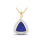Indigo Blush Diamond Pendant - zivar.in