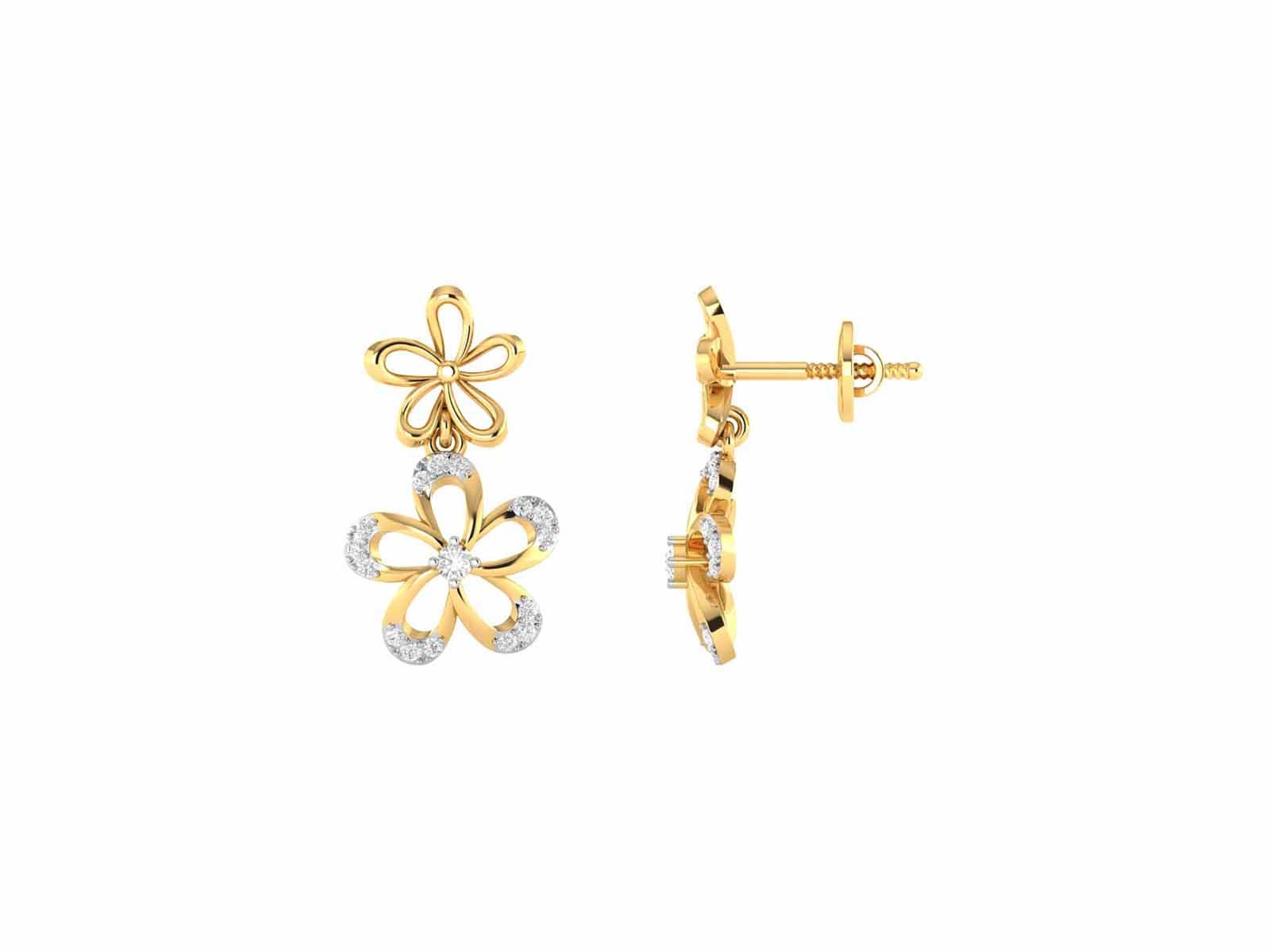 Koena Diamond Earring - zivar.in