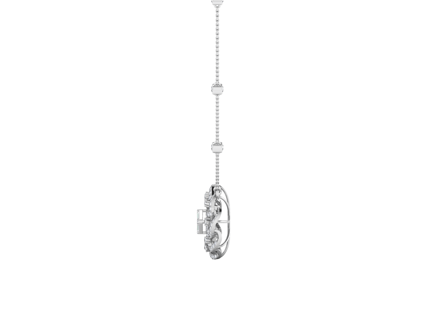 Lavanya Diamond Necklace - zivar.in