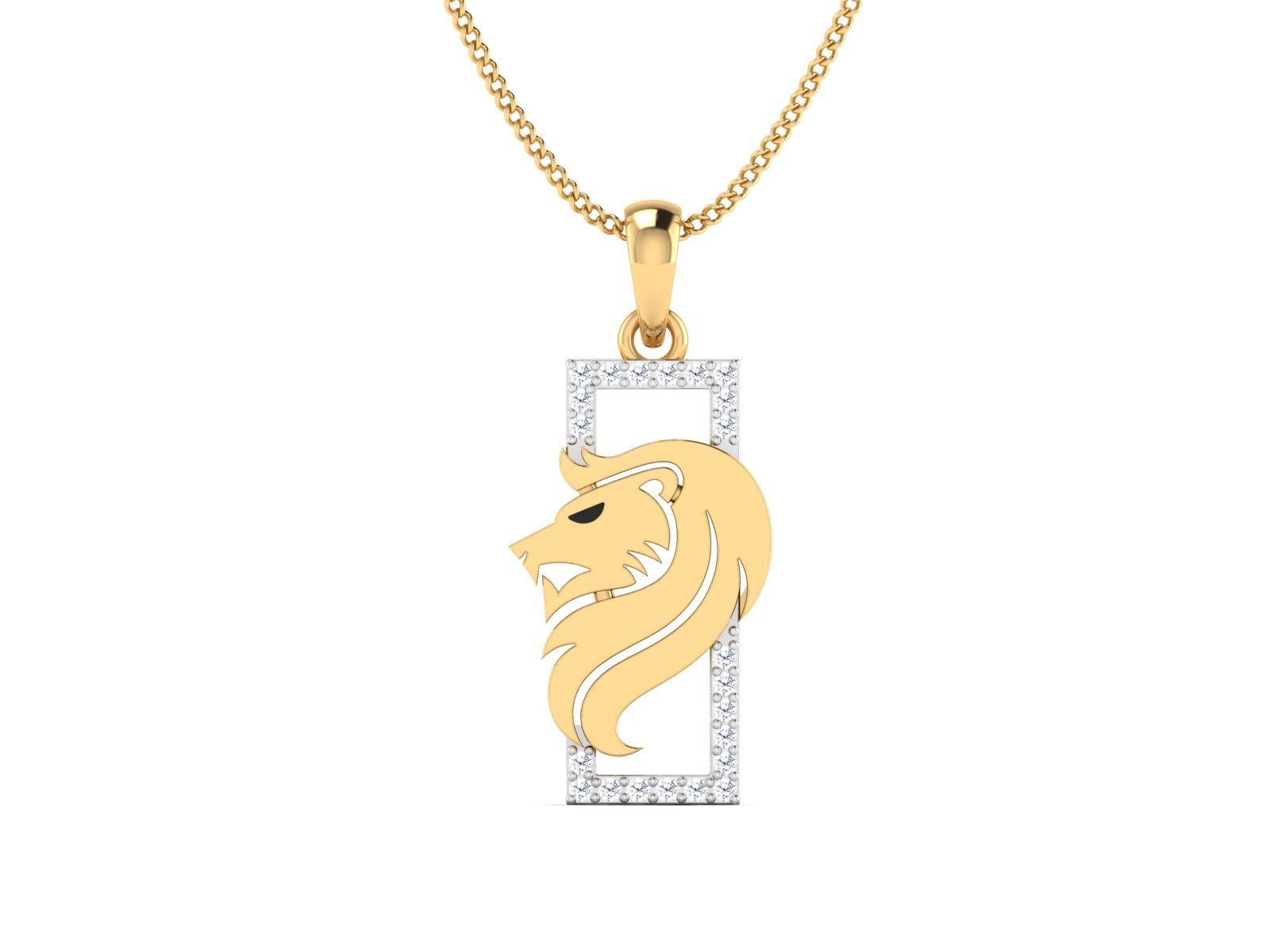 LEO DIAMOND PENDANT - zivar.co