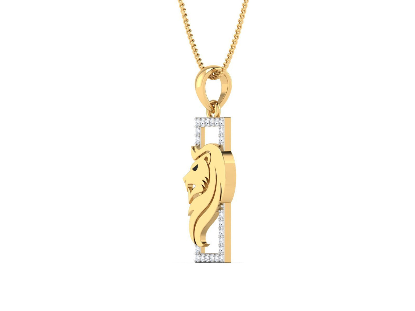 LEO DIAMOND PENDANT - zivar.co