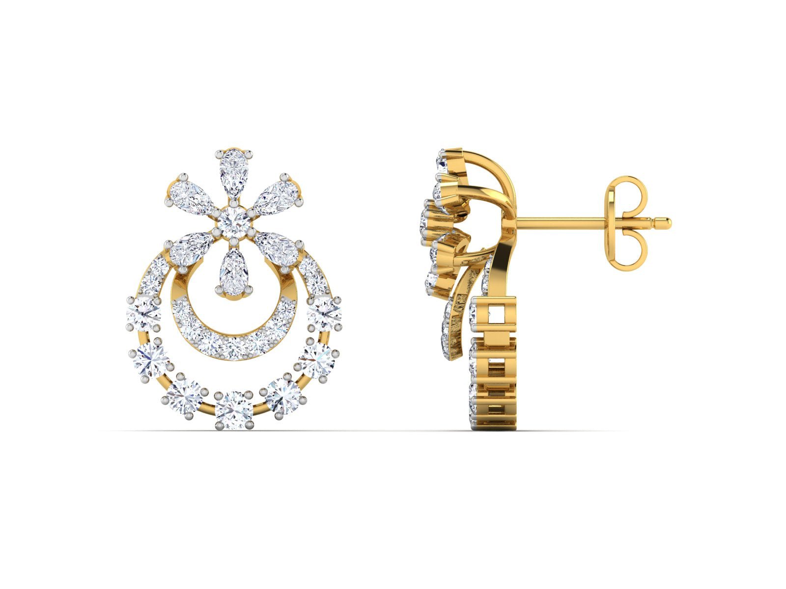 Livia Diamond Earrings - zivar.in