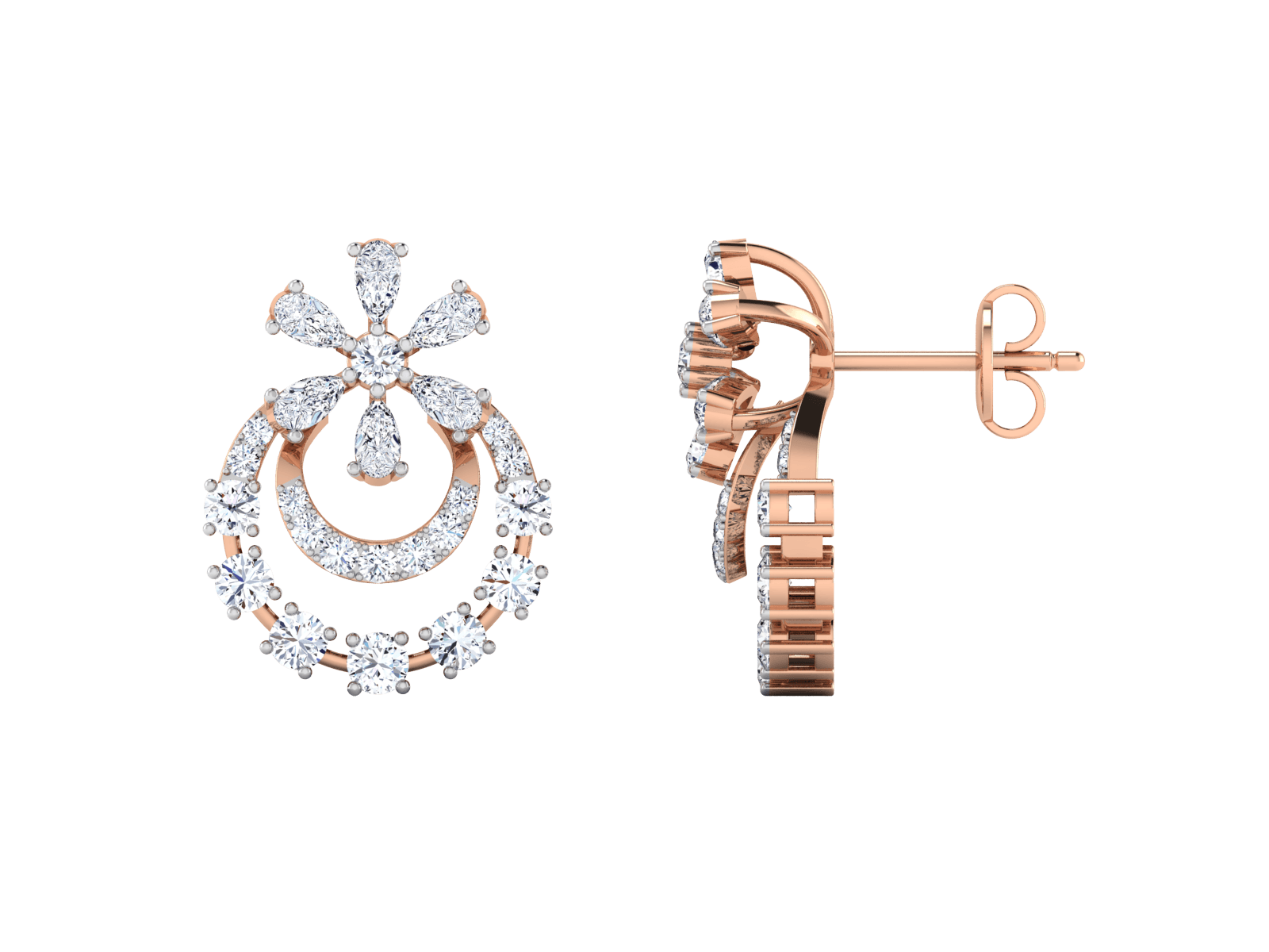 Livia Diamond Earrings - zivar.in