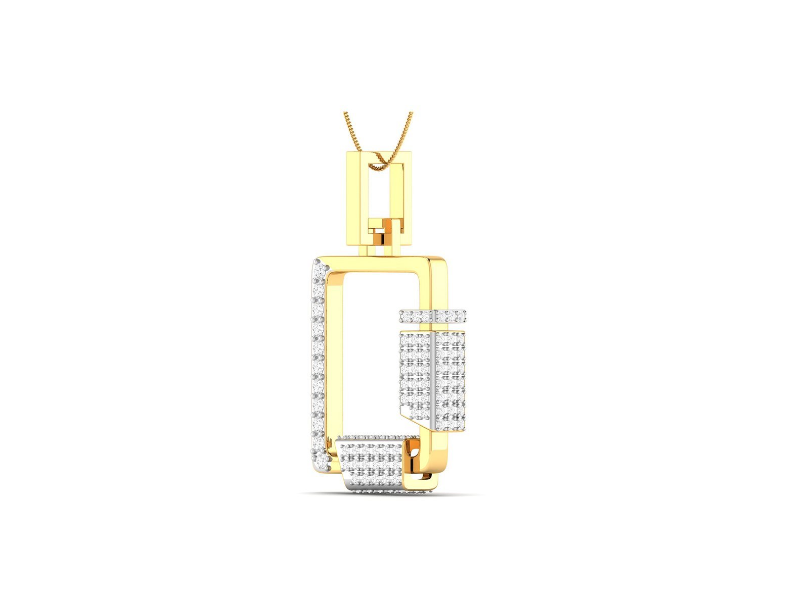 LOVE LOCK DIAMOND PENDANT - zivar.co