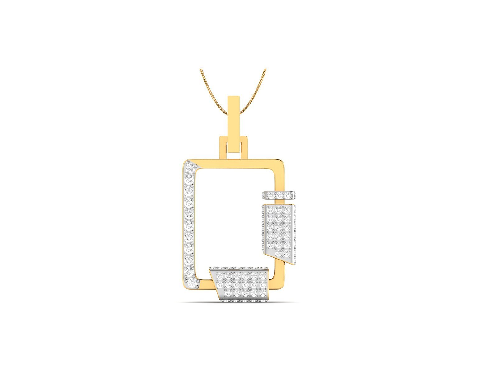 LOVE LOCK DIAMOND PENDANT - zivar.co