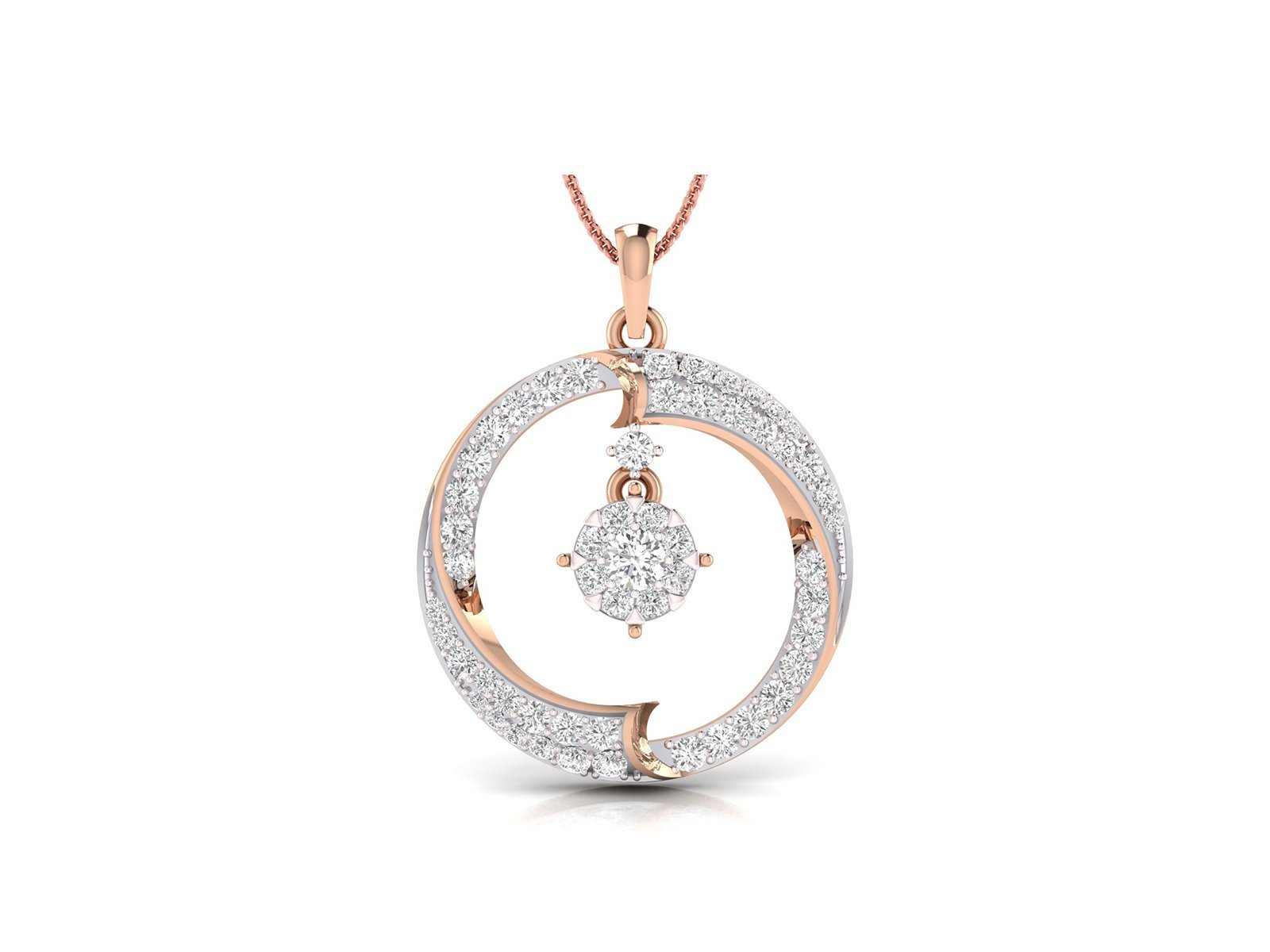 LOVE VICTIM DIAMOND PENDANT - zivar.co