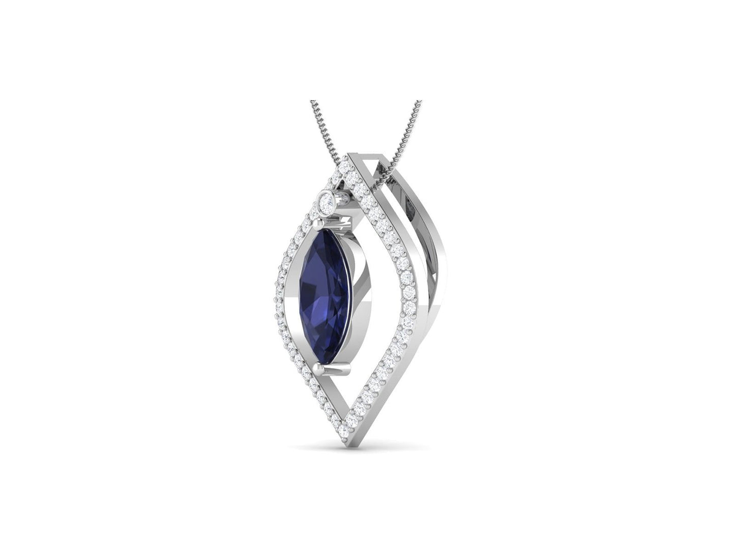 Maahir Diamond Pendant - zivar.in