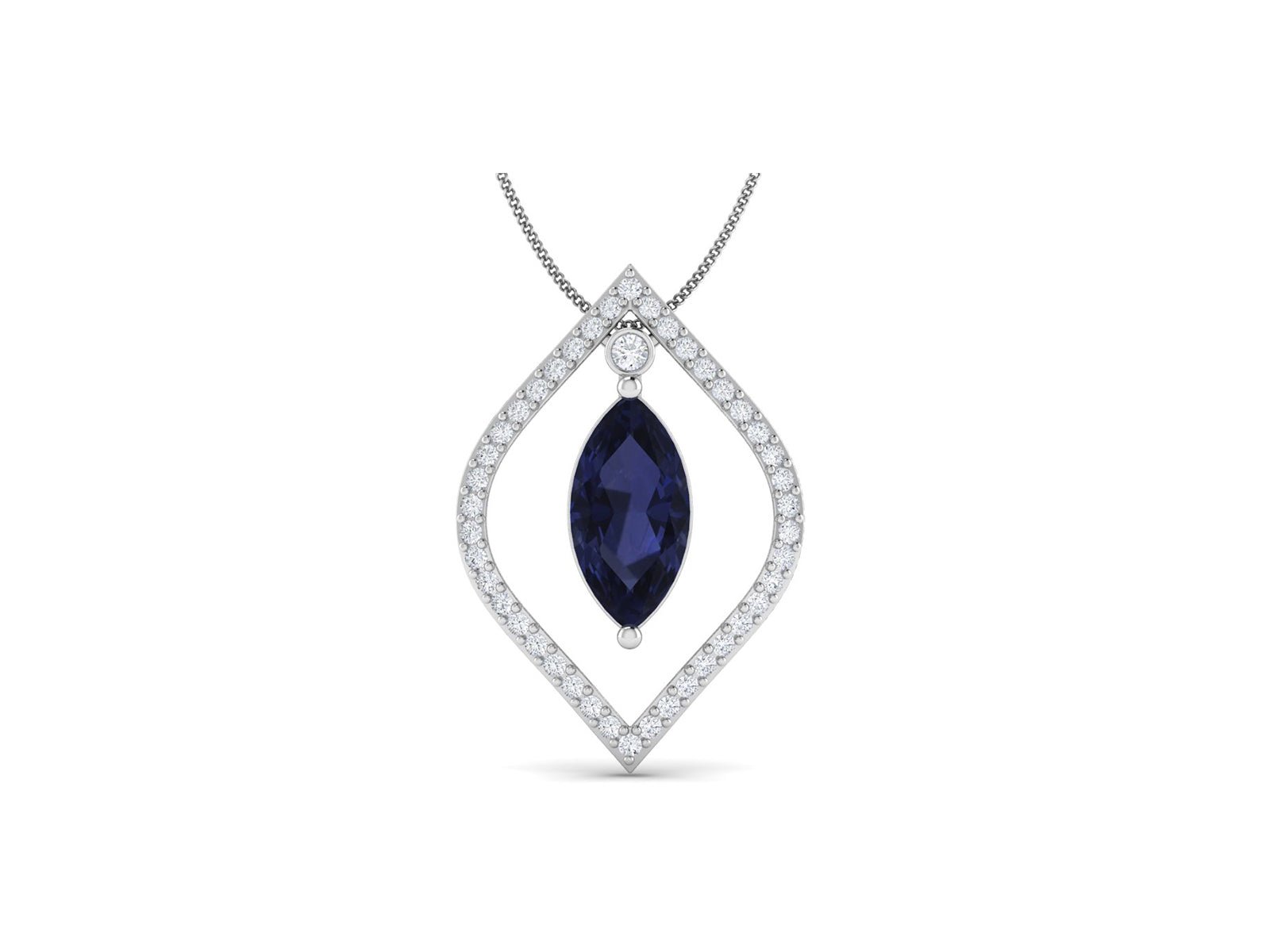 Maahir Diamond Pendant - zivar.in