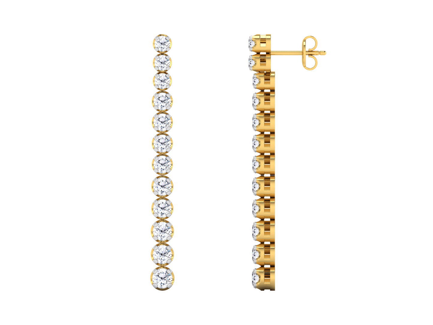 NADIA DIAMOND EARRING - zivar.in