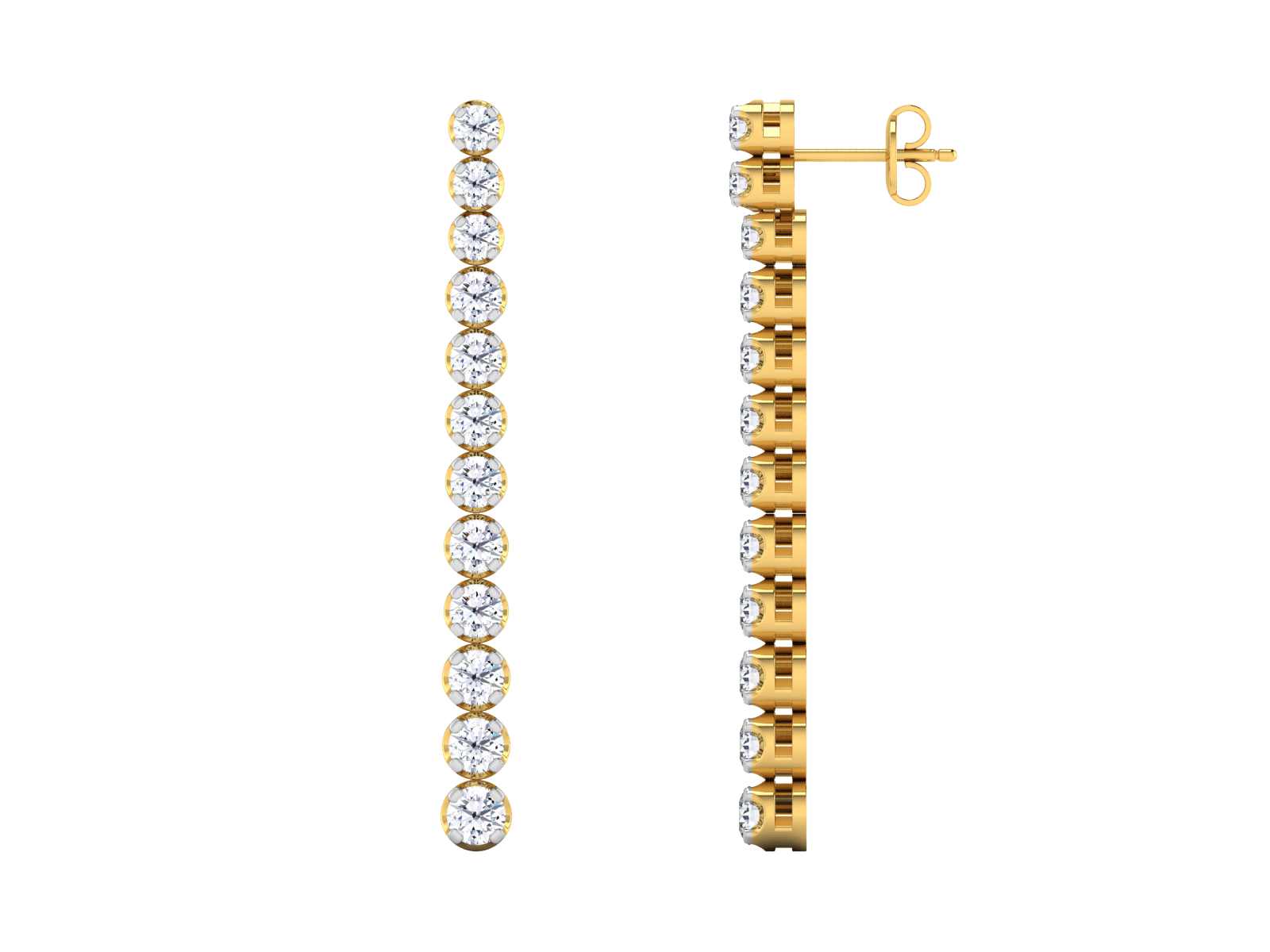 NADIA DIAMOND EARRING - zivar.in