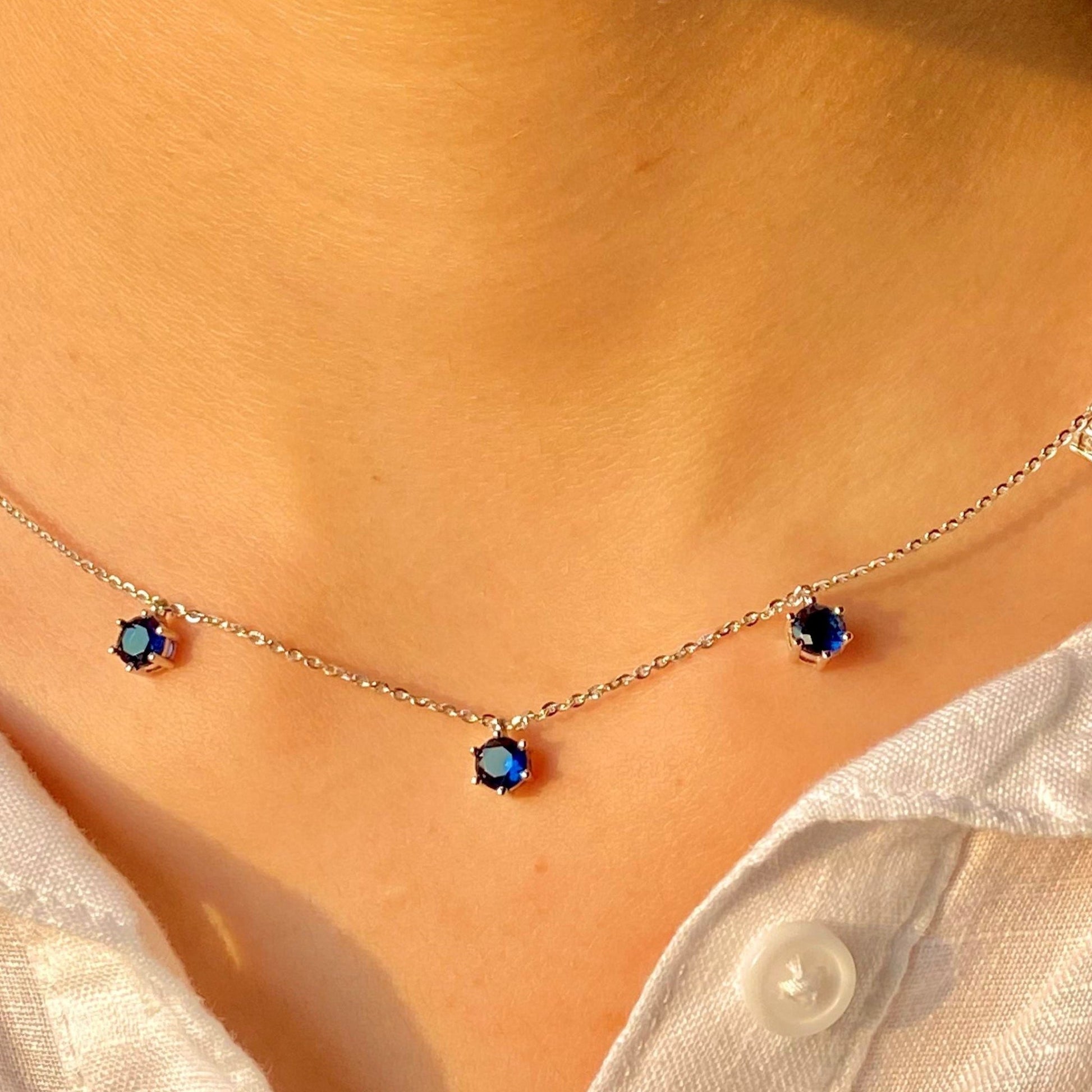 Nikita Gemstone Necklace - zivar.co