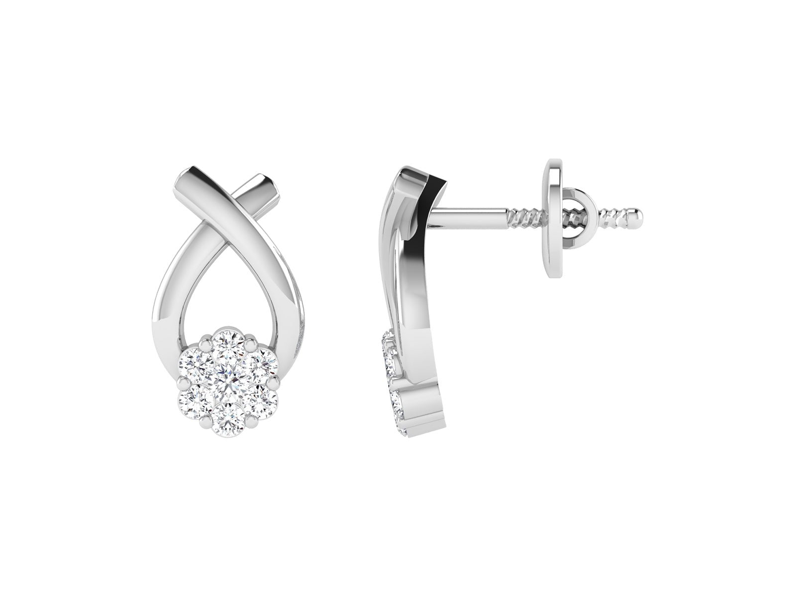 ODA DIAMOND EARRING - zivar.in