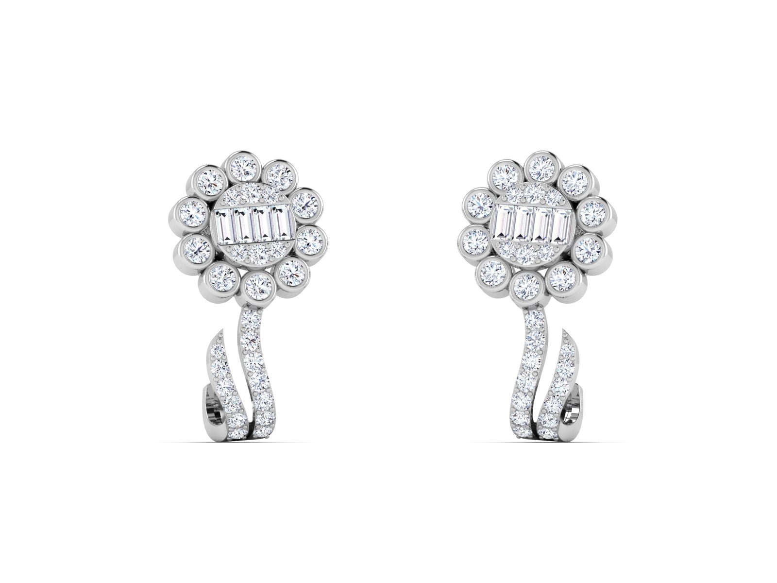 Pureza Diamond Earrings - zivar.in