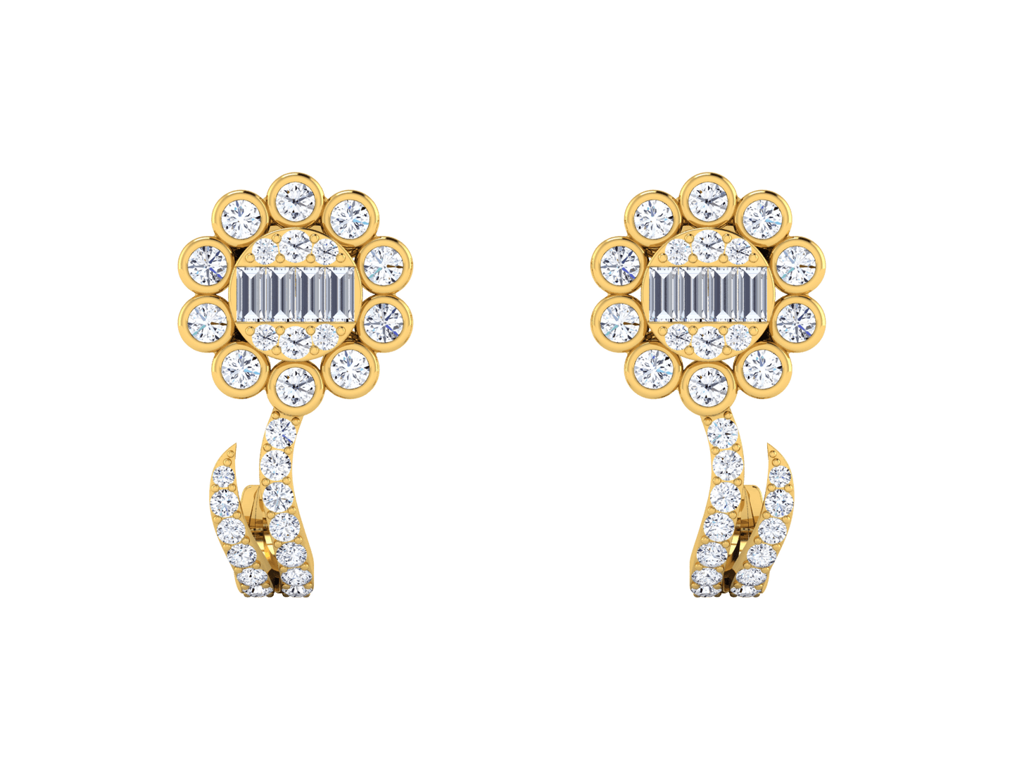 Pureza Diamond Earrings - zivar.in