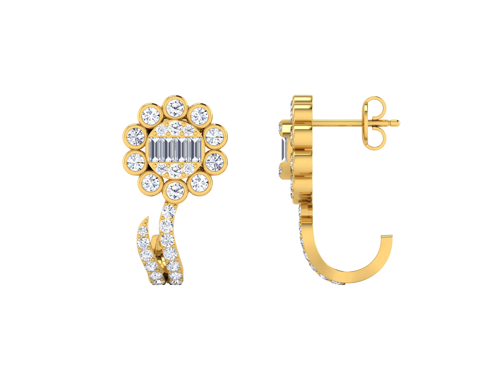 Pureza Diamond Earrings - zivar.in