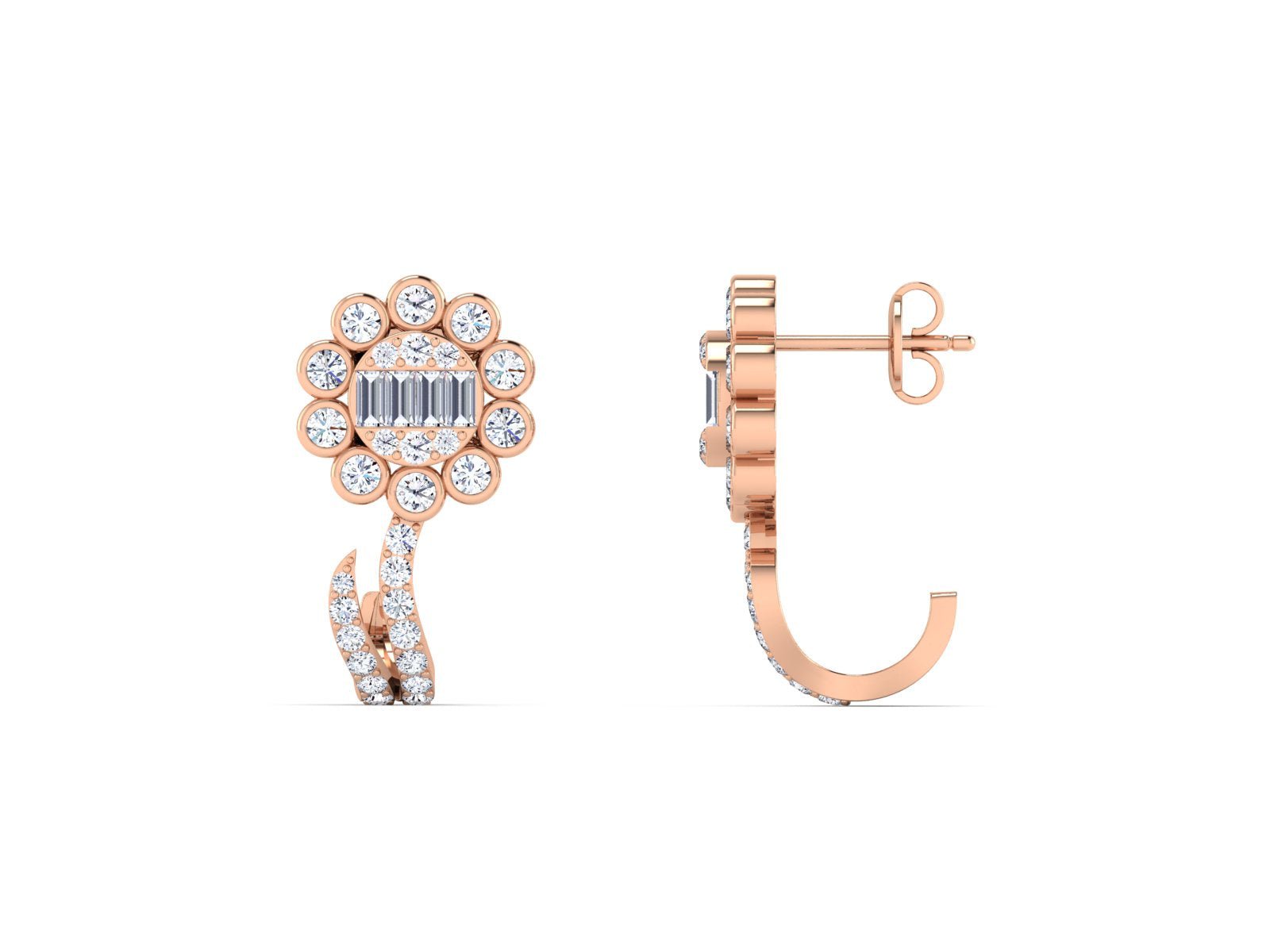 Pureza Diamond EARRINGS - zivar.in